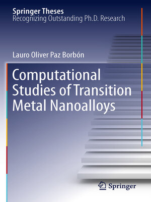 cover image of Computational Studies of Transition Metal Nanoalloys
